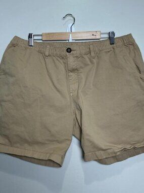 Chubbies Men's‎ Shorts Size XXL Chino Khaki Regular Fit 7" Classic Strech Waist